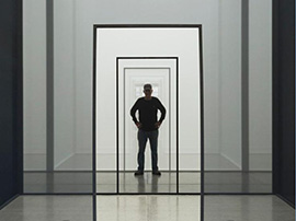 Robert Irwin’s installation width=