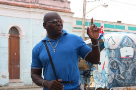 Our guide in Camaguey