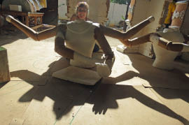 El Carmen carrozas (float) workshop