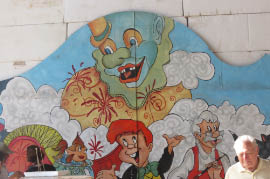 El Carmen carrozas (float) workshop