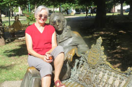 Snuggling with John Lennin