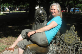 Snuggling with John Lennin