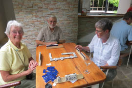 Dominos at Club Melen