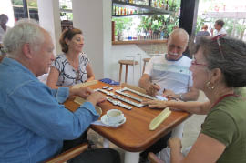 Dominos at Club Melen