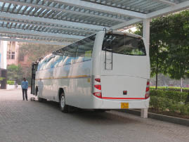 The bus to Jaipur
