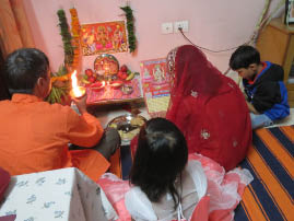 Diwali with an Indian Family