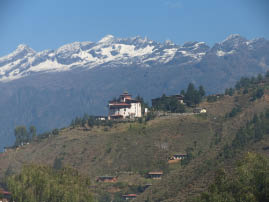 Flying into Bhutan