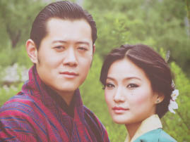 King and Queen of Bhutan