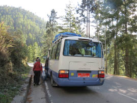 The Road to Punakha