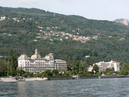 The Grand Hotel from Lake Maggiore