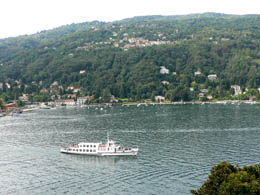 Looking back at the mainland