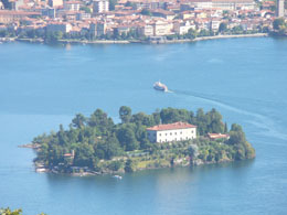 Looking down at Isola Madre