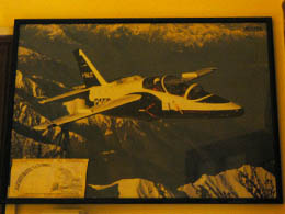 Picture of jet fighter in our room
