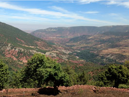 Over the High Atlas Mountains