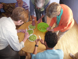 Home Visit in Houmer Village