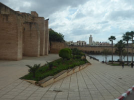 Road next to the Granary