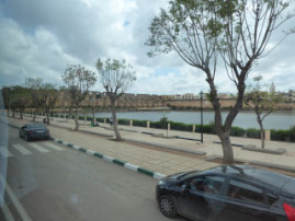 Road next to the Granary