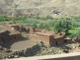Over the High Atlas Mountains
