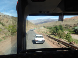Over the High Atlas Mountains
