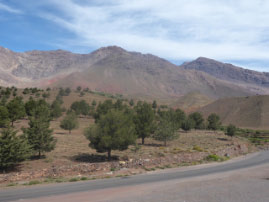 Over the High Atlas Mountains