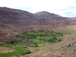 Over the High Atlas Mountains