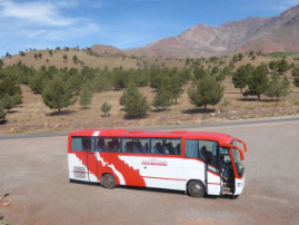 Over the High Atlas Mountains