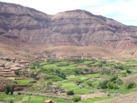 Over the High Atlas Mountains