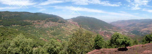 Over the High Atlas Mountains