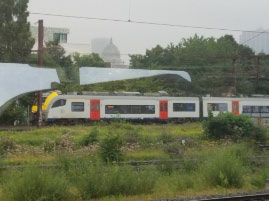 View from the train