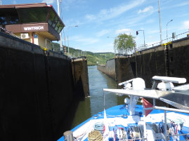 Cruising along the Mosel River