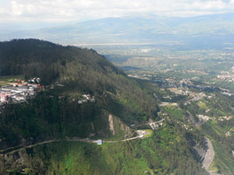 Arriving at Quito