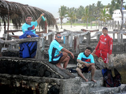 Our crew and soccer team