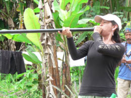 Fierce Sofy withblow gun