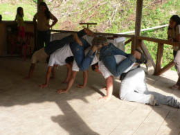 Kids at school "performing"