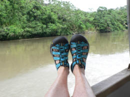 Watching the scenes float by