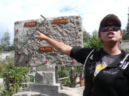 Our guide at the Inti Nan Museum