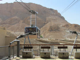 Cable car to Masada