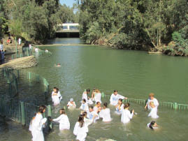 Baptized in the River Jordan