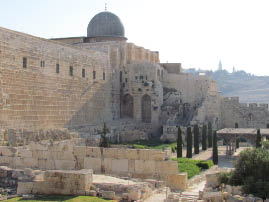 Wall of the Old City of Jerusalem