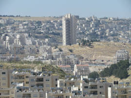 Driving back to Jerusalem