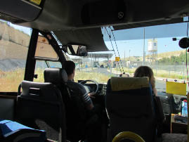 Driving back to Jerusalem