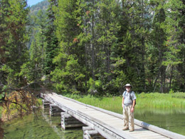 Bridge over Bradly Lake