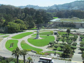 View from De Young Museum