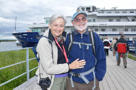 Arriving in St. Petersburg