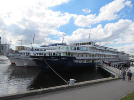 Arriving in St. Petersburg