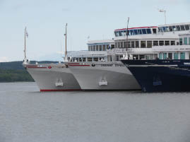 Ships Waiting for Passengers