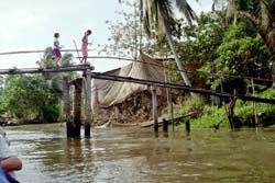 Foot Bridge over Mekong