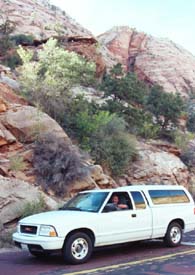 Truck in Zion